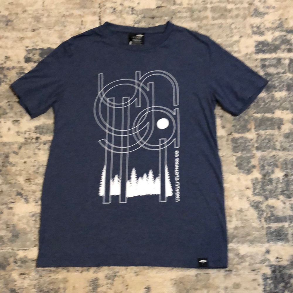 Med tee. Blue